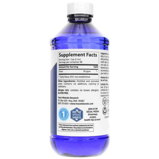 Colloidal Silver 30 PPM, TMR